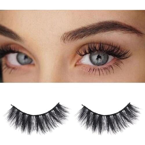 3D Synthetic Hair False Eyelashes 5 Pairs Natural Thick Long Eye Lashes Wispy Makeup Beauty Eye Extension Tools