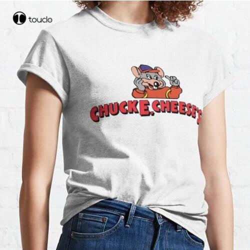 New Chuck E. CheeseS Logo Classic T-Shirt Cotton Tee Shirt