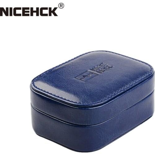 NiceHCK Lofty Topguy Original High Grade PU Storage Carry Bag Hard Box Magnetic Earphone Case for Earbud Memory Card USB Cable