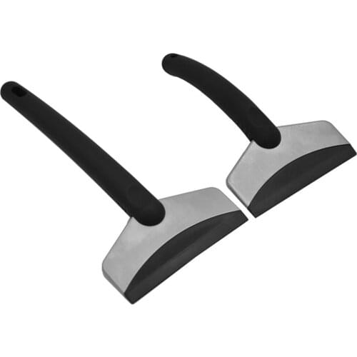 ALLOYSEED Stainless Steel Handle Snow Shovel Ice Scraper Multi-function Snow Removal Refrigerator Defrosting Shovel Brush Tool