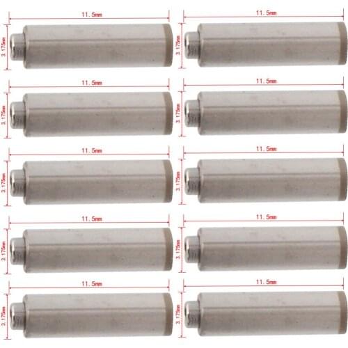 10pcs Spindle/Axis for Dental High Speed Handpiece Air Turbine 11.5mm*3.175mm Rotor Cartridge
