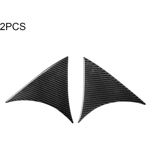 Replacement For Mazda 3 Axela 2013-2018 Car Rear Window Spoiler Side Wing Cover Trim Carbon Fiber Decor