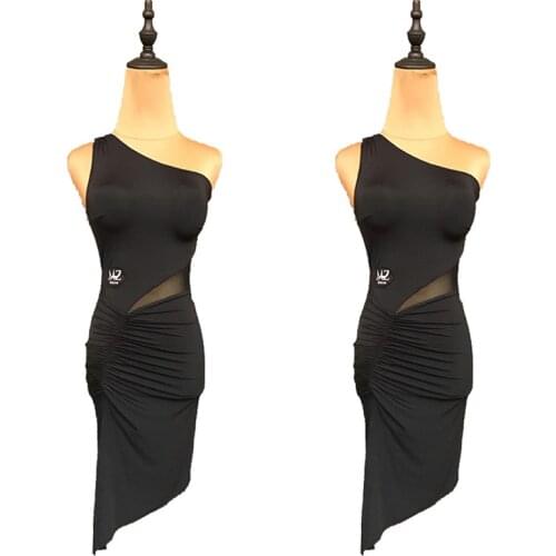 Sexy Latin Dance Dress Women Designer Clothes Backless Stage Costume Rumba Dresses Tango Dancewear Samba Dance Outfit JL3107
