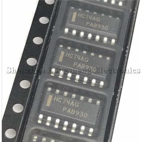 10PCS/LOT NEW MC74HC74ADR2G HC74AG SOP-14 Integrated circuit IC chip