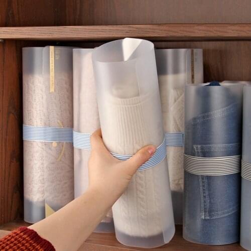 60PCS Creative lazy jeans rolling board T-shirt sweater folding board wardrobe finishing storage folded plate clothes organizer