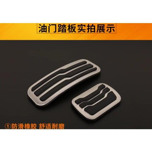 For Ford Explorer 2013-2019 Fuel Brake Foot Rest pedals Plate Non slip Accelerator brake pedal Pads cover Car covers,Car-Styling