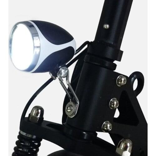Ebike Light 24V36V48V LED Front Light with Horn Electric Bike Headlight for Scooter Moped MTB Tricycle