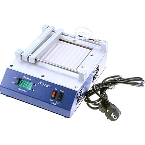 Infrared Preheating Station Constant Temperature 120*120mm 800W Desoldering Station PUHUI T-8120 Preheating Furnace