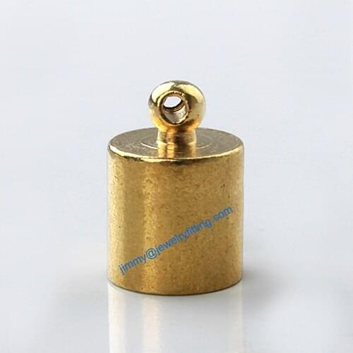 Jewelry findings Metal End caps for laether cord; crimp end cap; chain end caps 9*13mm 1000pcs