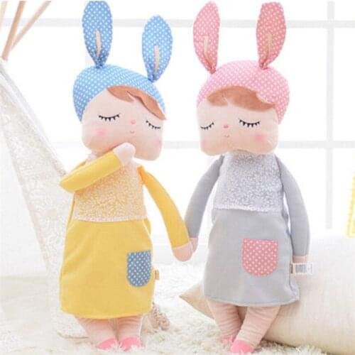 Soft Cotton Sleeping Girl Stuffed Plush Baby Small Toys Birthday Gift Bunny Rabbit Doll