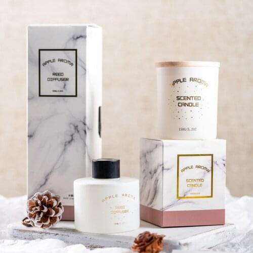 Natural Material Smokeless Aromatherapy Wax Melt Lamp Accessory Plant Soy Wax Fragrance Essential Oil Candle Cup 180g Gift