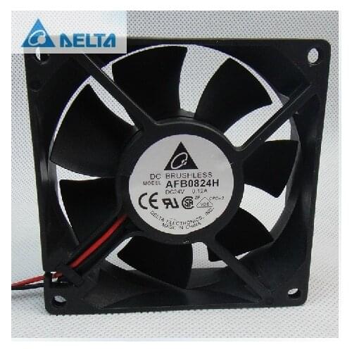 Original for delta AFB0824H 8CM 80MM 8025 80*80*25MM 24V 0.12A PC Case Fan cooler heatsink