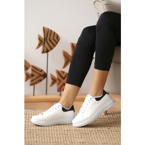 Pink Potin SiyahBeyazCasual Shoes 001-222-21SiyahBeyaz