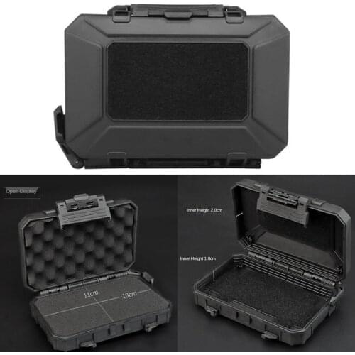 All Weather Pistol Case Durable Pistol Storage and Premium Protection During Travel Working Console Equipment Box MOLLE System