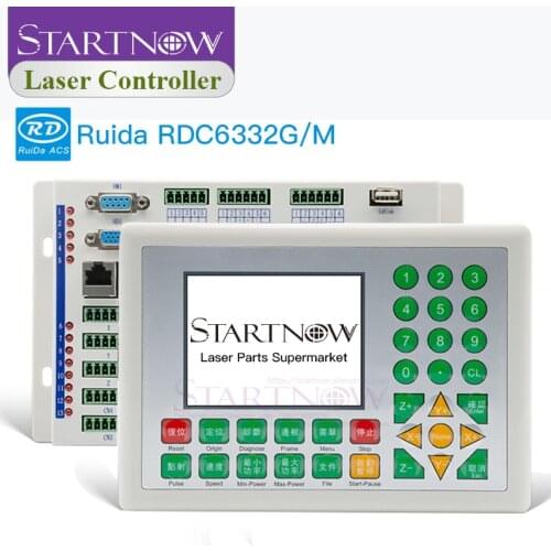 Startnow RDC6332M RDC6332G CO2 Laser Controller Laser Cutting Machine Wireless Remote Control Focus System Ruida DSP Motherboard