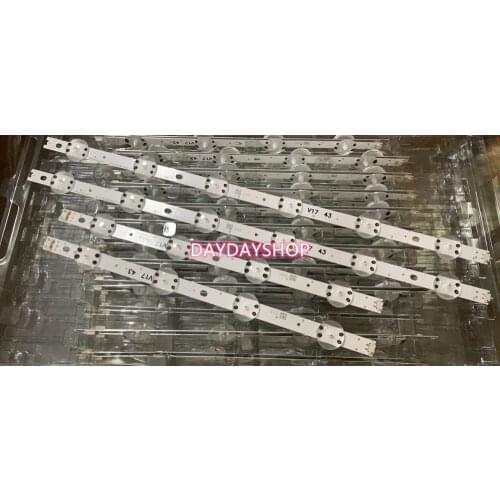 LED Backlight Strip 10 lamp for LG SUNG WEI55V0 E74739 94V-0 43" V17 art3 2867 TV 43LJ614V 43LV340C 43UJ670V 43UJ6565 43UJ6525