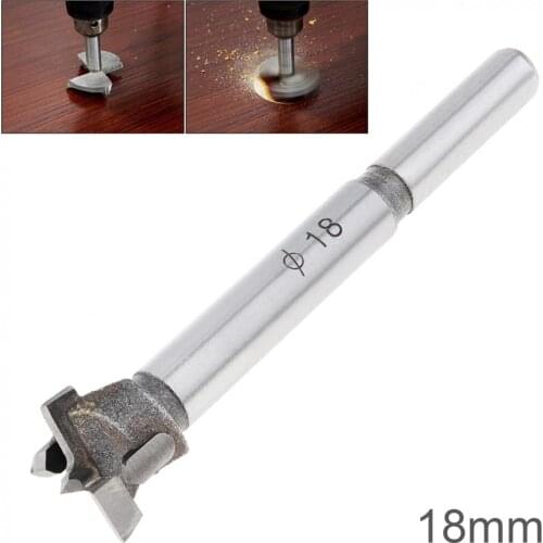 18mm Tungsten Steel Hard Alloy Wood Drill Bits Woodworking Hole Opener Drilling on Plasterboard/Plastic Boards/Wooden Board