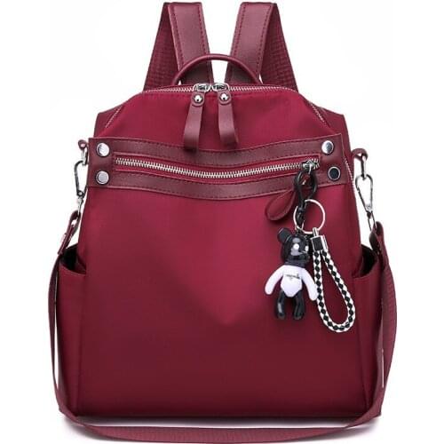 Vrouwen Lederen Schoudertas Zacht Lederen Rugzak Voor Tiener Meisje Multifunctionele Kleine Bagpack Vrouwelijke School Rugzak