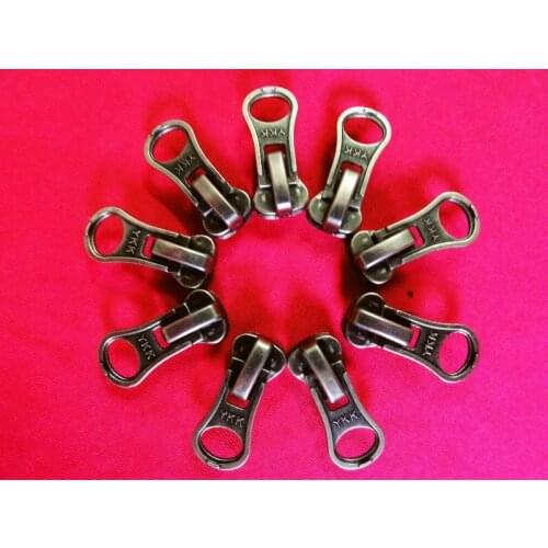 High Quality 5# Bronze Metal Sider For Resin Zipper 5pcs Tailor Sewing Repair DIY Fix a Zipper Handmade Garment Accessories