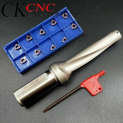 WC-4D-17 C20 17mm Indexa U drill indexable drill for WCMX030208-FZ turning tools carbide insert
