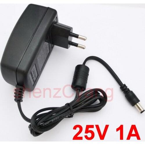 1pcs 25V 1A Universal Sweeping Robot Power Adapter 25V 0.5 - 1A Vacuum Cleaner Charger Cable Cord EU plug