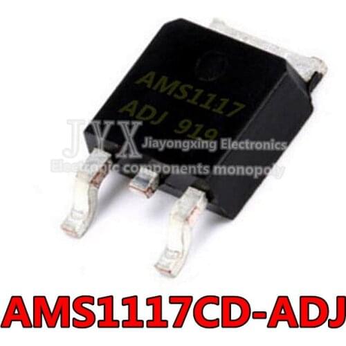 10PCS/LOT AMS1117CD-ADJ TO-252 AMS1117-ADJ New original spot hot sale