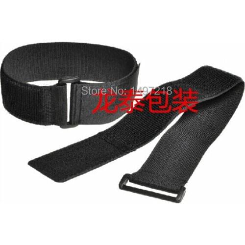 Free shipping 10pcs 3cm x 30cm nylon adhesive elastic strap tapes with plastic buckle sticky Hook Loop cable ties