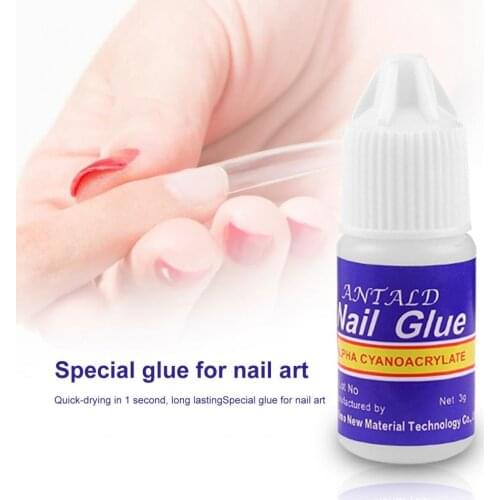 3g ANTALD Nail Drill Glue Nail Extension Natural Fingerail Rhinestone Reinforcement Gel Polish Manicure Decoration