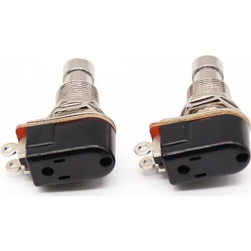 5PCS PBS-24B-4 3PDT Foot Pedal Switch with Solder Terminals