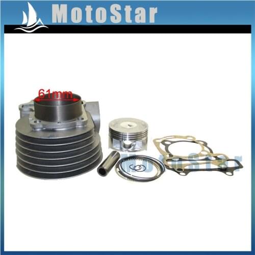 61mm Cylinder 180cc Big Bore Kit For GY6 125cc 150cc 1P52QMI 1P57QMJ Engine Scooter Moped ATV Quad