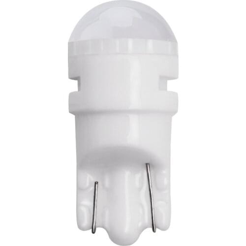 2pcs Automotive LED Width Lamp Instrument Lamp Car Lamp License Plate Lamp Ceramic Circular Lens T10 Ceramic 12V Universal 0.03A