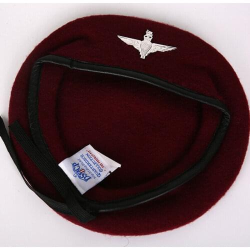 UK British Army Parachute Regiment Red Wool Royal Beret Hat Military Cap Military Store