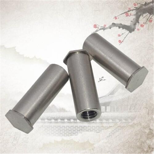 BSOS-032 Self Clinching Standoff Hex Blind Rivet Threaded Standoffs Server Cabinet Sheet Metal Spacer Insert Nut Screw Column PC