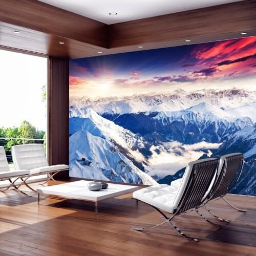 Wall mural-Magnificent Alps - 350x245 cm