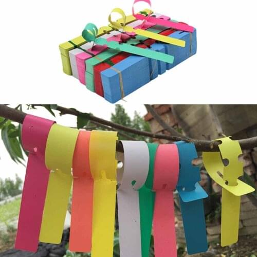 100 Pcs Reusable Plants Hang Tag Labels Tree Fruits Seedling Garden Flower Pot Plastic Tags Sign Classification Tools Pot Marker