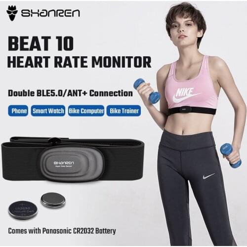 SHANREN BEAT 10 Heart Rate Monitor Chest Strap IP67 Waterproof Bluetooth Heart Rate Monitor Activity accruate Dynamic Heart Rate