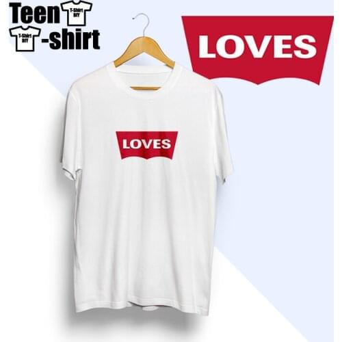 New Collection Printed T-shirt Animated Letters Funny Harajuku Top Streetwear Clothing for Men Women Unisex in White Fashion