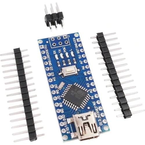 Free shipping 5pcs USB Nano V3.0 ATmega328P CH340G 5V 16M Micro-controller board for NANO 328P NANO 3.0 no cable no solder