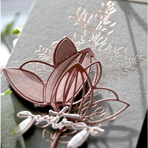 Mmao Crafts Metal Steel Cutting Dies New 3Pcs Flower decoration Stencil For DIY Scrapbooking Paper/photo Cards Embossing Dies