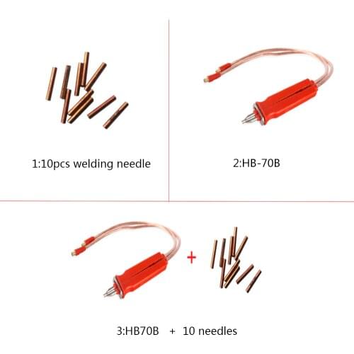 HB-70B Battery spot welding pen for polymer lithium battery welding spot welding machine pen for 709A 709AD series spot welding