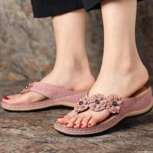 Sandals Women 2021 Open Toe Flat Summer Stretch Orthotic Slide Sandals Cross Sandals Woven Beach Wedge Slippers Shoes TGHDOF