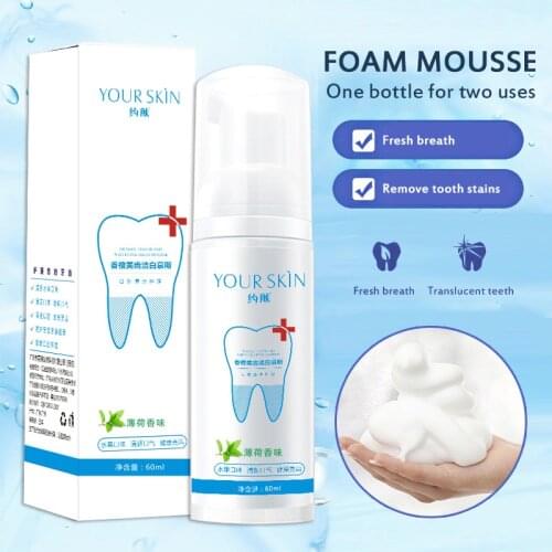 Teeth Whitening Artifact Cleansing Mousse Mint Refreshing Spray Remove Bad Breath Press Toothpaste Oral Care Oral Hygiene TSLM1
