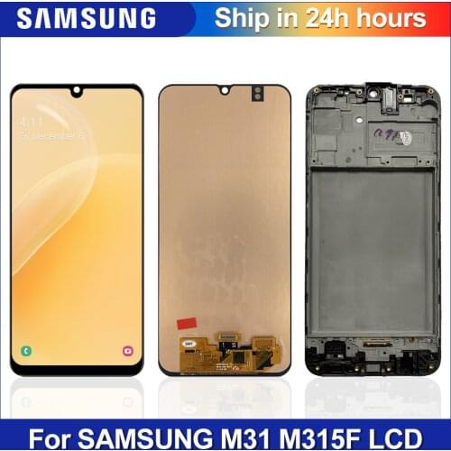 Super AMOLED 6.4" For Samsung Galaxy M31 LCD Dispaly Touch Screen Assembly for samsung M315 SM-M315F/DS SM-M315F/DSN display