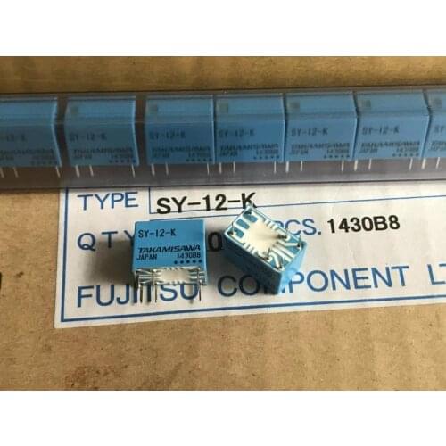 SY-5-K SY-12-K SY-24-K Signal Relay 1A 120VAC 6 Pins