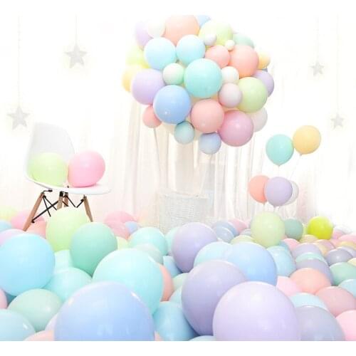 20/30/50/100Pcs Macaron 10 Inch Latex Balloons Wedding Party Birthday Decoration Atmosphere Balloon Baby Shower Decor Air Globos