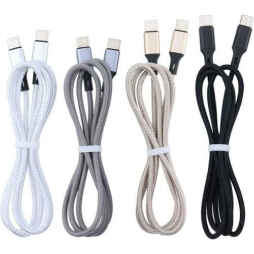 2A USB Type C to USB C Cable PD Fast Charging Charger Wire Cord For Xiaomi Samsung S20 Huawei USBC Charge Cables