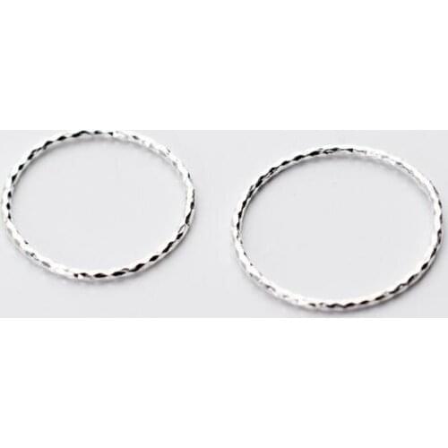 )1MM VERY THIN RING) 100% REAL.925 Sterling Silver fINE jEWELRY Carved Engraved Design Ring Openable GTLJ1335