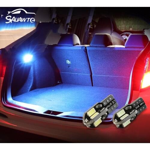 1 x 12V T10 LED Bulb Luggage Lamp Interior Dome Light Car Trunk Compartment Light For Toyota C-HR CHR 2016 2017 2018 Accessories