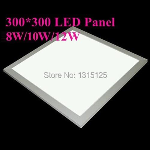 2014 Real Luminarias Sala 300x300 Led Panel Lights 10w Square Bulb for Living Room Kitchen lighting Ac85v-265v free Shipping