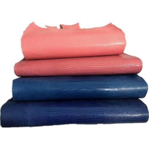 Whole piece big size genuine leather craft Lizard skin with width around 33-35cm